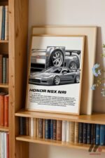 Honda NSX NA1 JDM Araba Posteri Duvar Tablosu, Oto Severlere Özel Hediye - Görsel 5