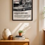 Honda NSX NA1 JDM Araba Posteri Duvar Tablosu, Oto Severlere Özel Hediye