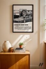 Honda NSX NA1 JDM Araba Posteri Duvar Tablosu, Oto Severlere Özel Hediye