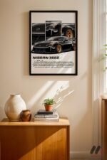 Nissan 350Z JDM Araba Posteri Duvar Tablosu, Oto Severlere Özel Hediye