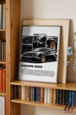 Nissan 350Z JDM Araba Posteri Duvar Tablosu, Oto Severlere Özel Hediye - Görsel 2
