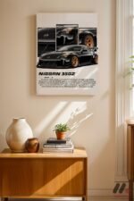 Nissan 350Z JDM Araba Posteri Duvar Tablosu, Oto Severlere Özel Hediye - Görsel 8