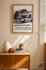 Nissan Silvia S15 JDM Poster Duvar Tablosu, Oto Severlere Özel Hediye - Görsel 4
