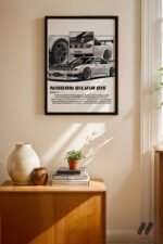Nissan Silvia S15 JDM Poster Duvar Tablosu, Oto Severlere Özel Hediye