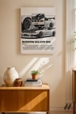 Nissan Silvia S15 JDM Poster Duvar Tablosu, Oto Severlere Özel Hediye - Görsel 8
