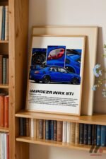 Subaru Impreza WRX STI JDM Poster Duvar Tablosu, Oto Severlere Özel Hediye - Görsel 5