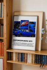 Subaru Impreza WRX STI JDM Poster Duvar Tablosu, Oto Severlere Özel Hediye - Görsel 2
