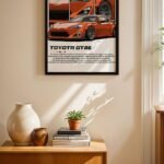 Toyota GT86 JDM Araba Posteri Duvar Tablosu, Oto Severlere Özel Hediye