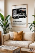 Toyota AE86 Trueno JDM Poster Duvar Tablosu, Oto Severlere Özel Hediye - Görsel 6