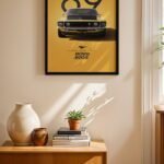 Ford Mustang Boss 302 Poster Duvar Tablosu, Oto Severlere Özel Hediye