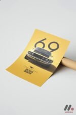 Ford Mustang Boss 302 Poster Duvar Tablosu, Oto Severlere Özel Hediye - Görsel 7