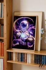 Dragon Ball Frieza Anime Poster Duvar Tablosu, Anime Severlere Özel Hediye - Görsel 5