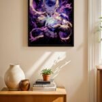 Dragon Ball Frieza Anime Poster Duvar Tablosu, Anime Severlere Özel Hediye