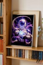 Dragon Ball Frieza Anime Poster Duvar Tablosu, Anime Severlere Özel Hediye - Görsel 2