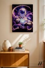 Dragon Ball Frieza Anime Poster Duvar Tablosu, Anime Severlere Özel Hediye - Görsel 8