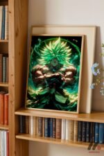 Dragon Ball Broly Anime Poster Duvar Tablosu, Anime Severlere Özel Hediye - Görsel 5