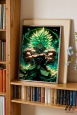 Dragon Ball Broly Anime Poster Duvar Tablosu, Anime Severlere Özel Hediye - Görsel 2