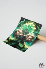 Dragon Ball Broly Anime Poster Duvar Tablosu, Anime Severlere Özel Hediye - Görsel 7