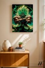 Dragon Ball Broly Anime Poster Duvar Tablosu, Anime Severlere Özel Hediye - Görsel 8