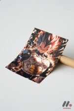Dragon Ball Vegeta Anime Poster Duvar Tablosu, Anime Severlere Özel Hediye - Görsel 7