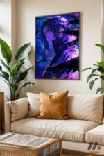 Naruto Sasuke Anime Poster Duvar Tablosu, Anime Severlere Özel Hediye - Görsel 3