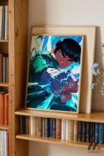 Naruto Rock Lee Anime Poster Duvar Tablosu, Anime Severlere Özel Hediye - Görsel 5