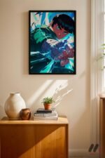 Naruto Rock Lee Anime Poster Duvar Tablosu, Anime Severlere Özel Hediye