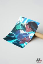 Naruto Rock Lee Anime Poster Duvar Tablosu, Anime Severlere Özel Hediye - Görsel 7