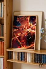 One Piece Zoro Kılıç Anime Poster Duvar Tablosu, Anime Severlere Özel Hediye - Görsel 5