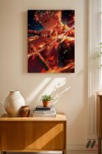 One Piece Zoro Kılıç Anime Poster Duvar Tablosu, Anime Severlere Özel Hediye - Görsel 8