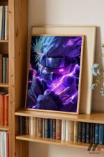 Naruto Kakashi Anime Poster Duvar Tablosu, Anime Severlere Özel Hediye - Görsel 5