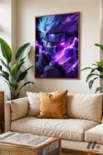 Naruto Kakashi Anime Poster Duvar Tablosu, Anime Severlere Özel Hediye - Görsel 6