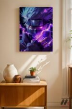 Naruto Kakashi Anime Poster Duvar Tablosu, Anime Severlere Özel Hediye - Görsel 8