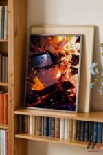 Naruto Ateş Çakra Anime Poster Duvar Tablosu, Anime Severlere Özel Hediye - Görsel 2