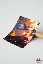 Naruto Ateş Çakra Anime Poster Duvar Tablosu, Anime Severlere Özel Hediye - Görsel 7