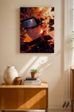 Naruto Ateş Çakra Anime Poster Duvar Tablosu, Anime Severlere Özel Hediye - Görsel 8