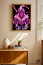 Dragon Ball Majin Buu Poster Duvar Tablosu, Anime Severlere Özel Hediye - Görsel 4