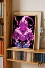 Dragon Ball Majin Buu Poster Duvar Tablosu, Anime Severlere Özel Hediye - Görsel 5