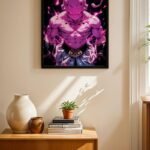 Dragon Ball Majin Buu Poster Duvar Tablosu, Anime Severlere Özel Hediye