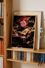 Naruto Gaara Anime Poster Duvar Tablosu, Anime Severlere Özel Hediye - Görsel 5