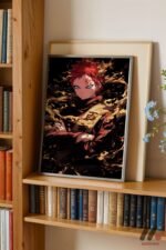 Naruto Gaara Anime Poster Duvar Tablosu, Anime Severlere Özel Hediye - Görsel 2