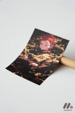 Naruto Gaara Anime Poster Duvar Tablosu, Anime Severlere Özel Hediye - Görsel 7