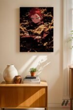 Naruto Gaara Anime Poster Duvar Tablosu, Anime Severlere Özel Hediye - Görsel 8