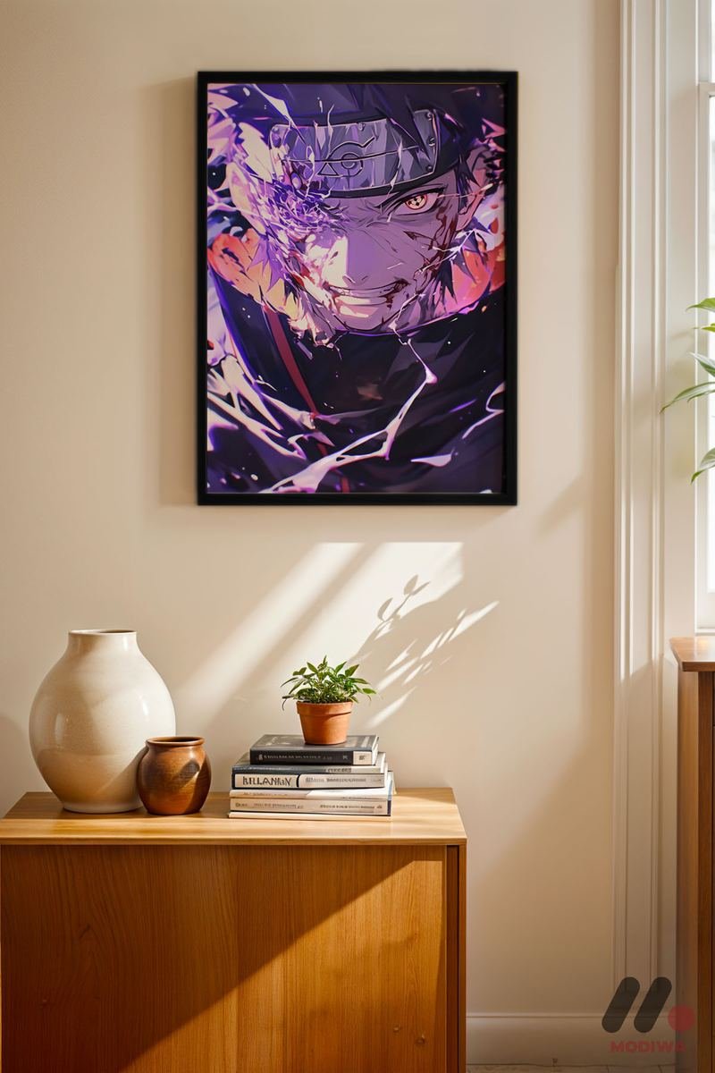 MDW-TBL-1073_AB4 Naruto Sage Mod Anime Poster Duvar Tablosu, Anime Severlere Özel Hediye - Görsel 1