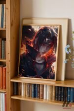 Naruto Itachi Anime Poster Duvar Tablosu, Anime Severlere Özel Hediye - Görsel 5