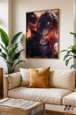 Naruto Itachi Anime Poster Duvar Tablosu, Anime Severlere Özel Hediye - Görsel 6