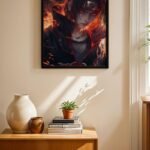 Naruto Itachi Anime Poster Duvar Tablosu, Anime Severlere Özel Hediye