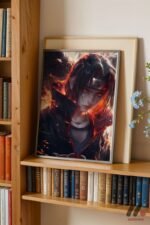 Naruto Itachi Anime Poster Duvar Tablosu, Anime Severlere Özel Hediye - Görsel 2