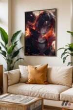 Naruto Itachi Anime Poster Duvar Tablosu, Anime Severlere Özel Hediye - Görsel 3