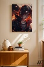 Naruto Itachi Anime Poster Duvar Tablosu, Anime Severlere Özel Hediye - Görsel 8